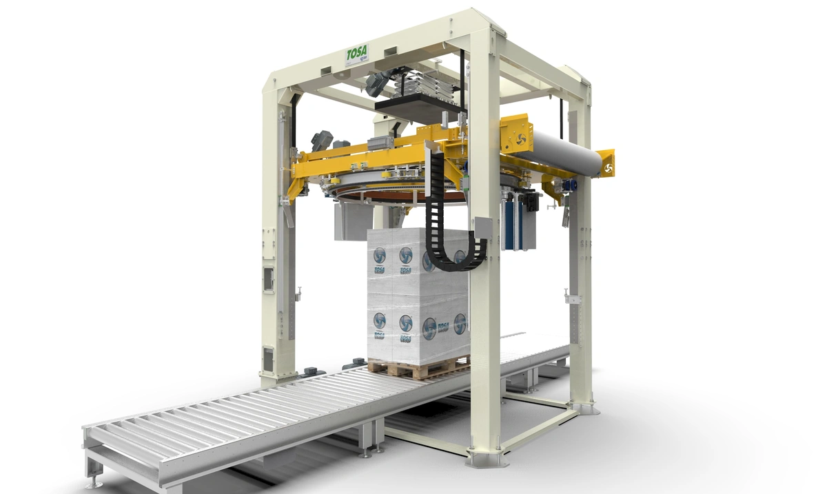 TOSA Juracan Rotating Ring Stretch Wrapper TOSA Juracan rotating ring stretch wrapping machine